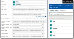 LogicAppsD365CreateNewLead